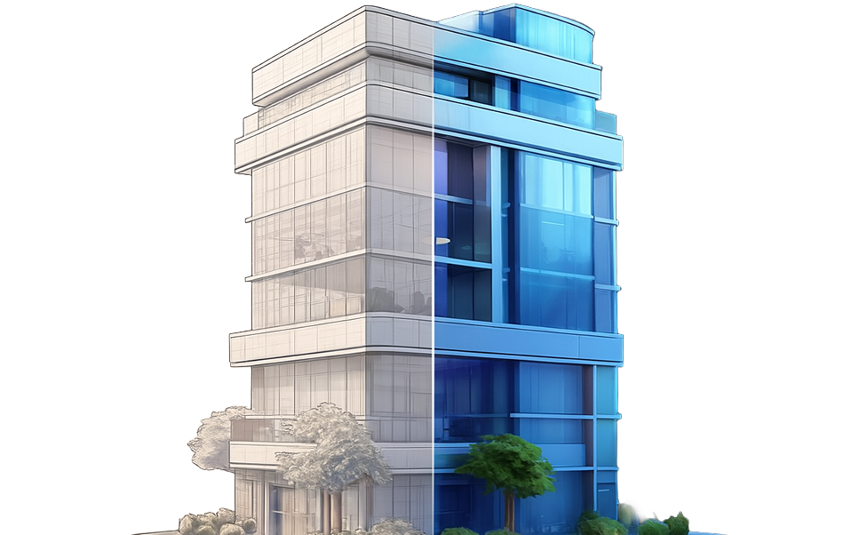 Modern Building Visualization